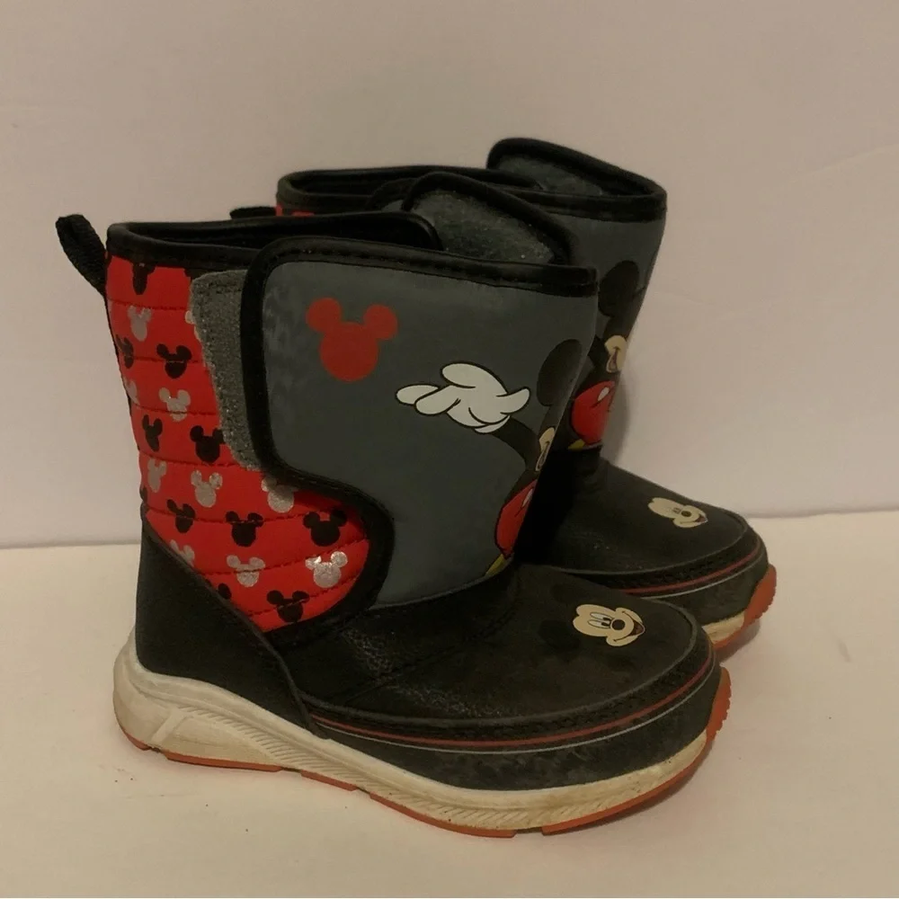 Disney Mickey Mouse Kids Snow Boots